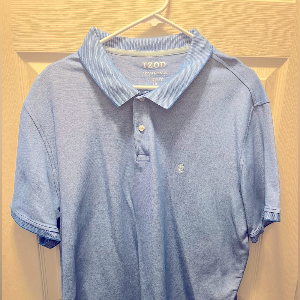 Izod Advantage Polo (Blue) XXL